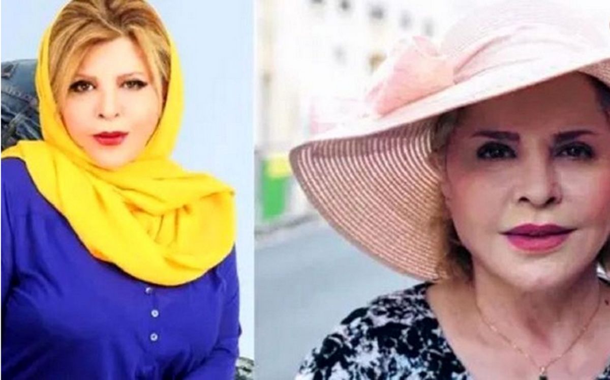 «زری خوشکام و ملک مطیعی» در صحنه ای از سریال سلطان صاحبقران؛ سال 54