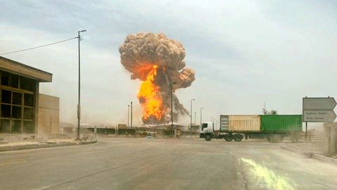 از انفجار بندر رجایی بندرعباس تا اطفا حریق توسط آتش‌نشان‌ها