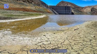 وضعیت وحشتناک کم آبی در سد لتیان + فیلم