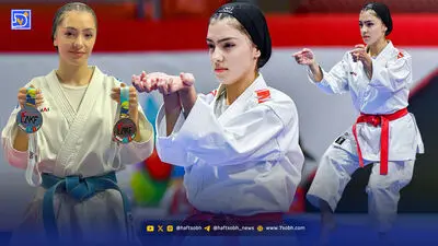 قاب امروز | ‌نازنین طاهریان‌؛ این دروازه‌بان‌‌ سختکوش‌ و ‌برازنده