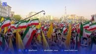 تجمع مردم تهران برای تقدیر از نیروهای مسلح