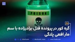 گره کور در پرونده قتل برادرزاده با سم مار افعی پلنگی