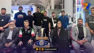 استقبال معاون وزیر ورزش از قهرمانان کشتی فرنگی امید ایران