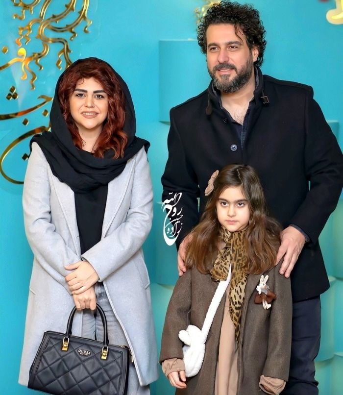 محسن کیایی و همسرش