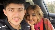 استایل جذاب همسر سردار آزمون در مراسم کسب توپ طلای امارات توسط شوهرش 