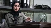 تیپ آستین کوتاه و تابستونی الهه حصاری با صندل‌های سفید