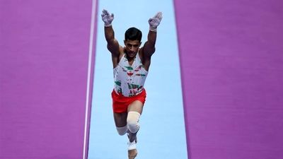 مهدی الفتی حرکتی جدید در مسابقات ژیمناستیک قهرمانی آسیا و صعود به فینال ثبت کرد