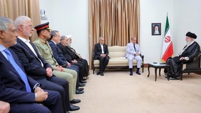 لحظه تذکر دژبان ریاست‌جمهوری به پزشکیان به دلیل رعایت نکردن پروتکل استقبال از نخست‌وزیر پاکستان (ویدیو)