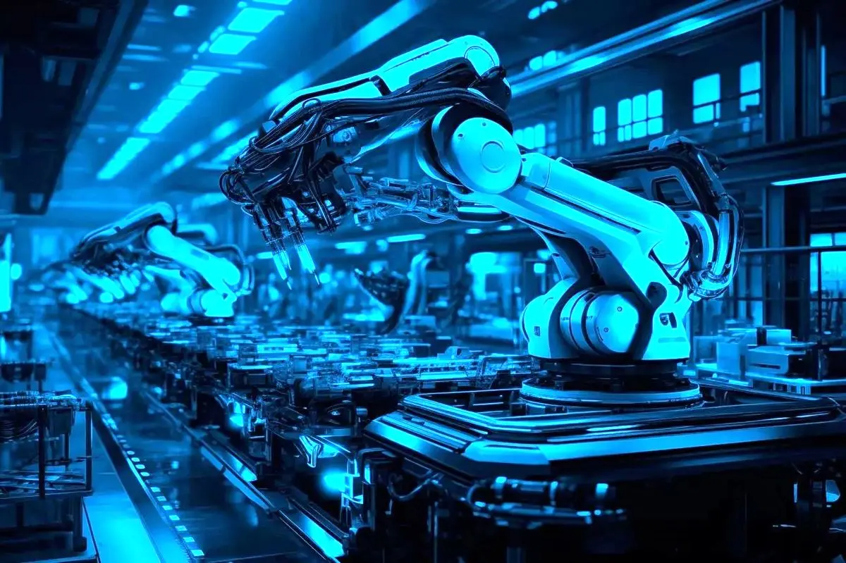 ربات‌ها ۲۴ ساعته  در کارخانه‌های تاریک بدون نیروی انسانی مشغول کارند (ویدیو)