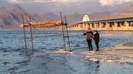 ببینید| جزیره‌های دریاچه ارومیه بعد از ۵ سال در محاصره آب