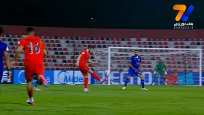  گل اول شباب الاهلی به استقلال روی پاس سردار آزمون