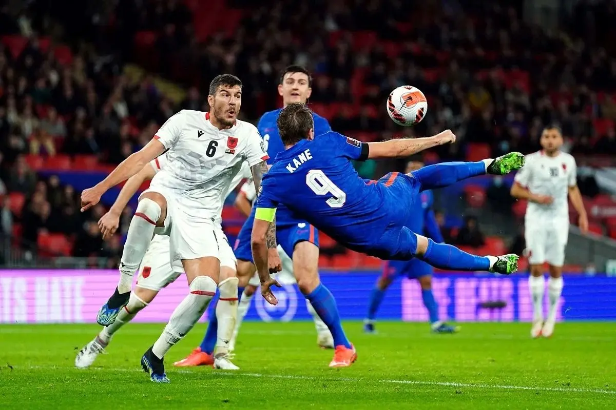 سد محکم آلبانی؛ هری کین در آستانه گل دوم متوقف شد (ویدیو)