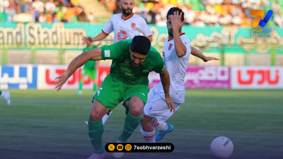 گل اول ذوب آهن به مس رفسنجان توسط امید لطیفی