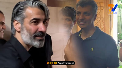 حضور علی دایی در مراسم ترحیم داریوش مصطفوی