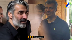 حضور عادل فردوسی پور، شمسایی و پیشکسوتان در مراسم ترحیم داریوش مصطفوی