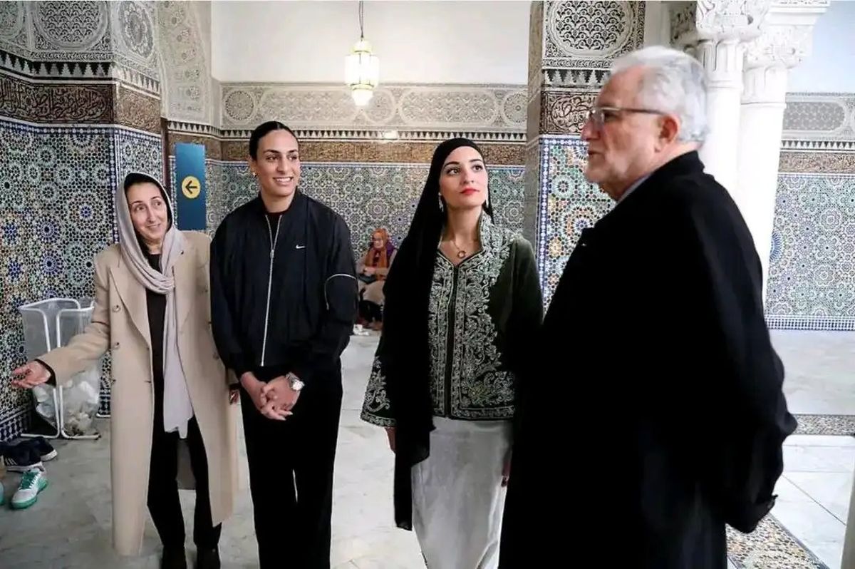 تجلیل تاریخی از ایمان خلیف در قلب پاریس