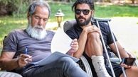 حضور احساسی سینا مهرادو پدرش در مراسم یادبود همایون ایران، «محمدعلی تبریزیان» + فیلم 