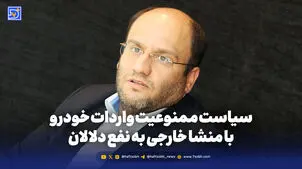 سیاست ممنوعیت واردات خودرو با منشا خارجی به نفع دلالان