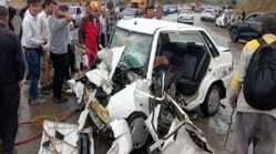 حادثه رانندگی در محدوده آبشار بیشه خرم‌آباد پنج کشته بر جا گذاشت