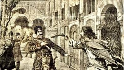 شهناز پهلوی ۴ ساله پشت فرمان ماشین پدری