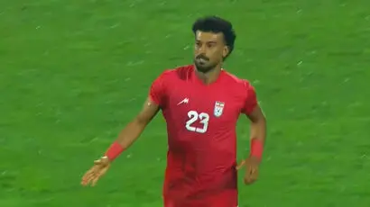گل اول ایران به ازبکستان روی ارسال رامین رضاییان