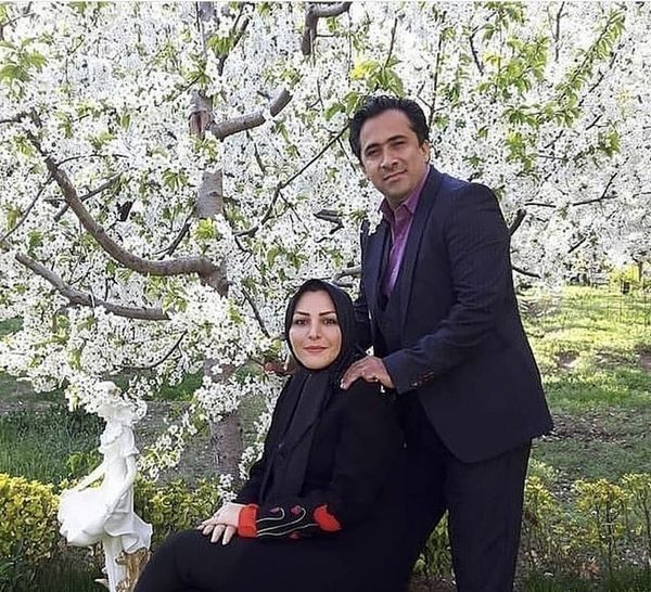 المیرا شریفی مقدم و همسرش 