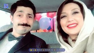 آلبوم عروسی حدیث میرامینی خانم بازگر سریال دشتستان و مجتبی رجبی