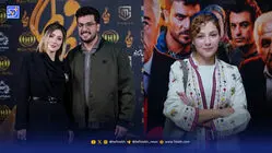 عصر سینما | مهتاب ثروتی، امیرحسین قیاسی و همسرش پای تئاتر آرش
