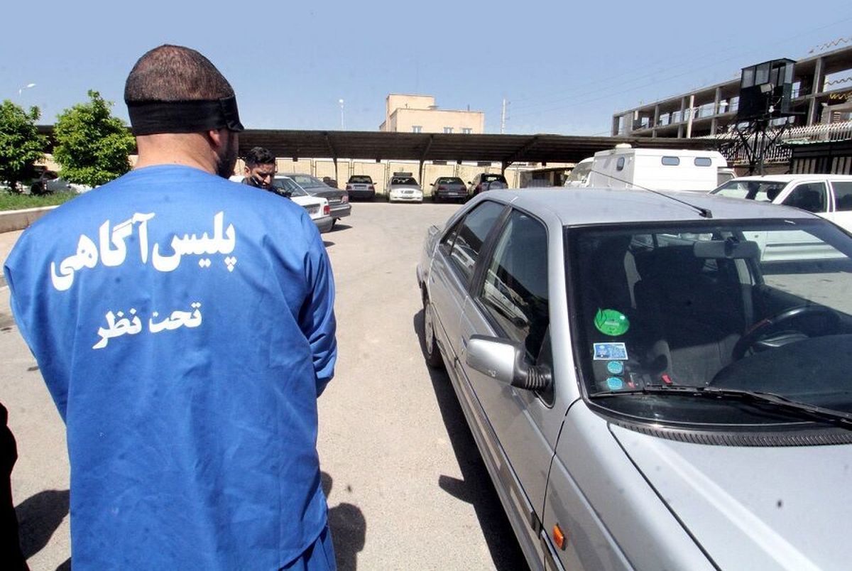 سرقت خودرو با چادر زنانه در باقرشهر
