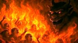 شبیه سازی آتش جهنم، پل صراط، نکیر و منکر در فومن + فیلم