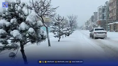 اولین تصاویر از بارش برف در تهران امروز 26 آبان 1404 + فیلم