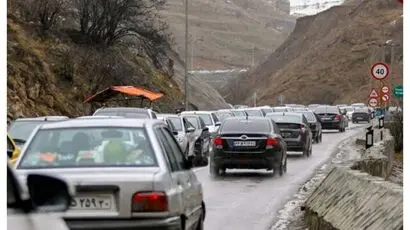 جاده چالوس یکطرفه می‌شود