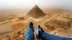 صعود مخفیانه به قلب تاریخ؛ جوان آلمانی هرم بزرگ جیزه را فتح کرد + ویدیو کامل