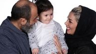 سینه‌زنی مهران غفوریان و دخترش هانا غفوریان + عکس