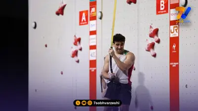 رضا علیپور در جمع ۱۶ سنگ‌نورد برتر آسیا