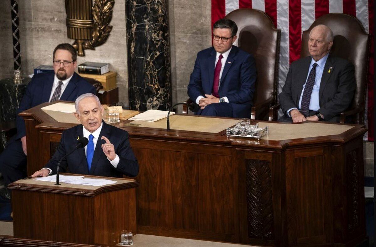 واکنش ظریف و پزشکیان به سخنرانی نتانیاهو در کنگره آمریکا