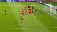 گل اول شباب الاهلی توسط سردار آزمون به دلیل آفساید رد شد