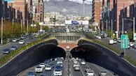 مسدود شدن هر دو مسیر تونل توحید در تهران