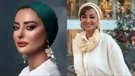 استایل عجیب نفیسه روشن / مانتویی با طرح برج آزادی + عکس