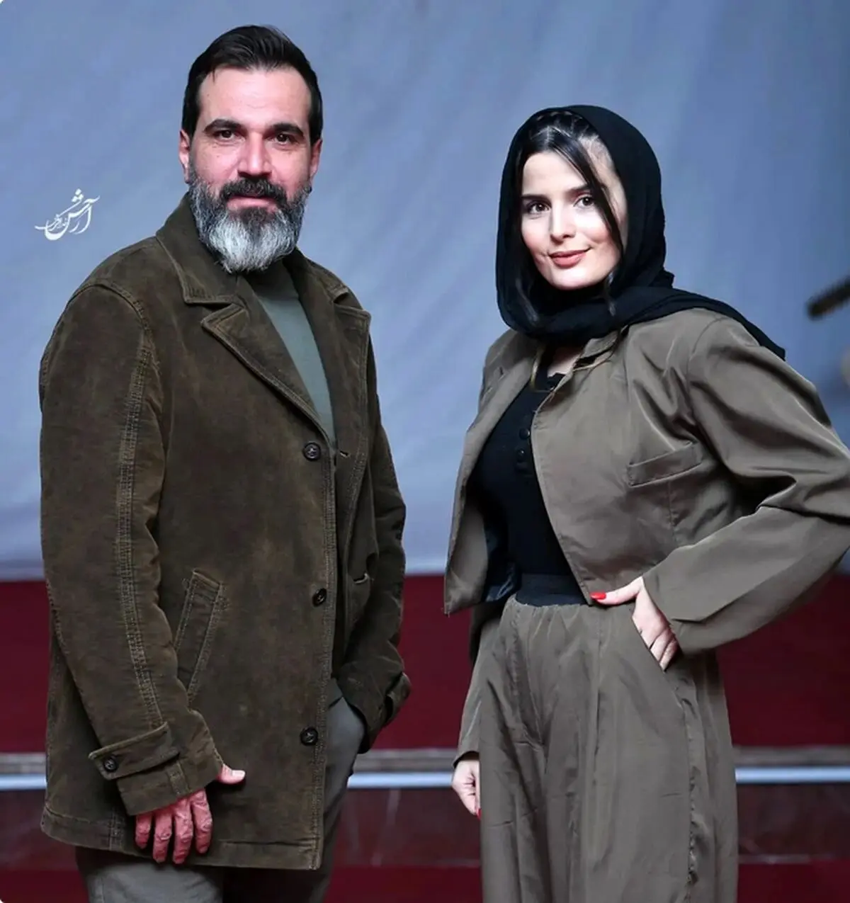 عکس| سفر در زمان؛ « سوجان و جاوید» سریال سوجان در یک مراسم؛ سال 1403