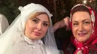 عکس| سفر در زمان؛ «نیوشا ضیغمی» 35 ساله در کنار «سحر قریشی» در پشت‌صحنه یک فیلم