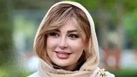 نیوشا ضیغمی پشت ماشین آتش نشان دیده شد