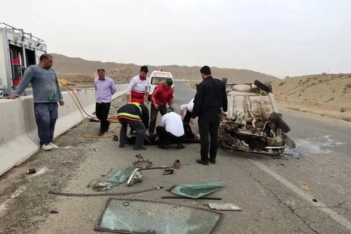 تصادف ۲ خودرو در تنگ درکش ورکش/ این حادثه ۹ مصدوم داشت