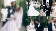 آلبوم عروسی| مقایسه جذاب دسته گل عروس خانم بازیگران ایرانی/ از متین ستوده تا فریبا نادری و نرگس محمدی و...