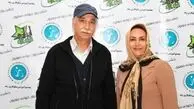 قاب صمیمانه مهوش صبرکن در کنار مهدی فخیم زاده / 41 سال پیش!!