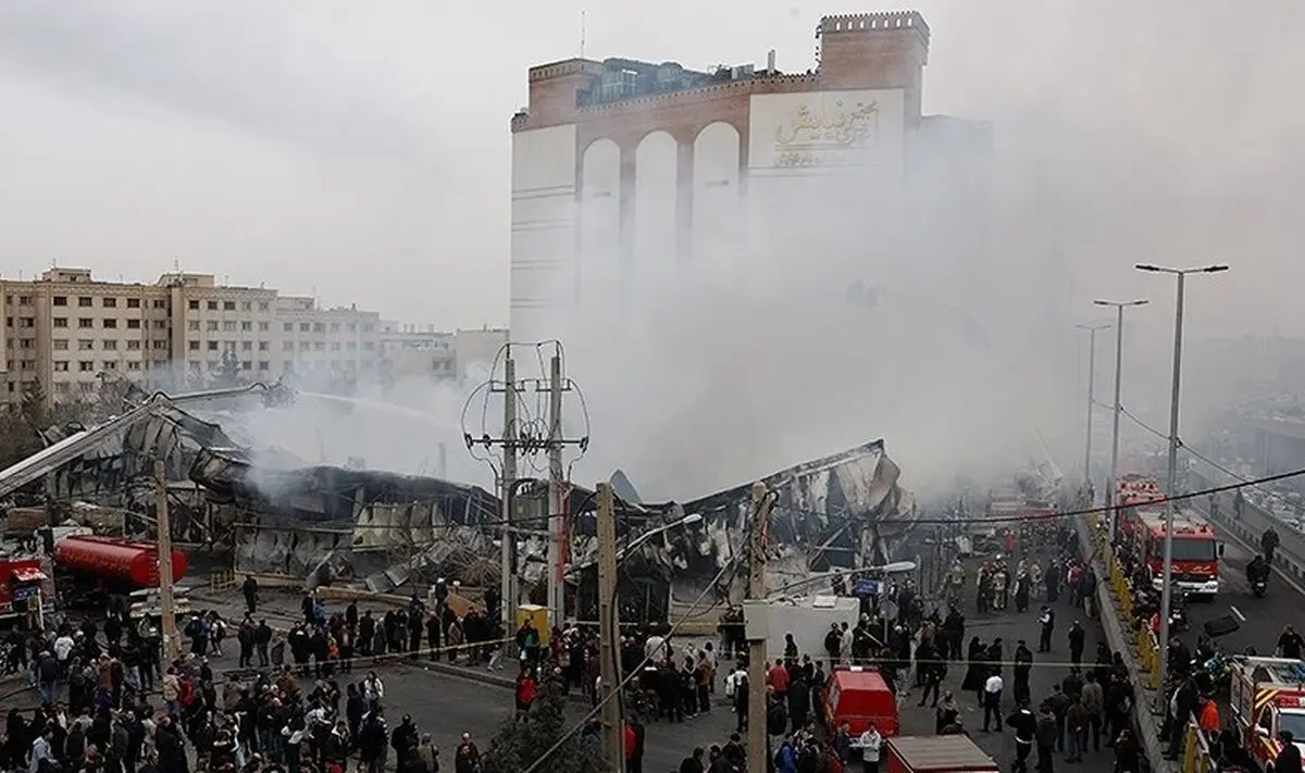 علت آتش‌سوزی بازارچه جنت‌آباد مشخص شد