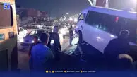 تصادف در بزرگراه آیت‌الله سعیدی ۱۰ مصدوم به جای گذاشت