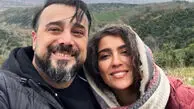 چهره جدید بچه سپند امیر سلیمانی و همسر هنرمندش مونا کرمی