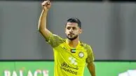 عکس | گردن‌بند خاص مهدی قایدی در تمرین النصر