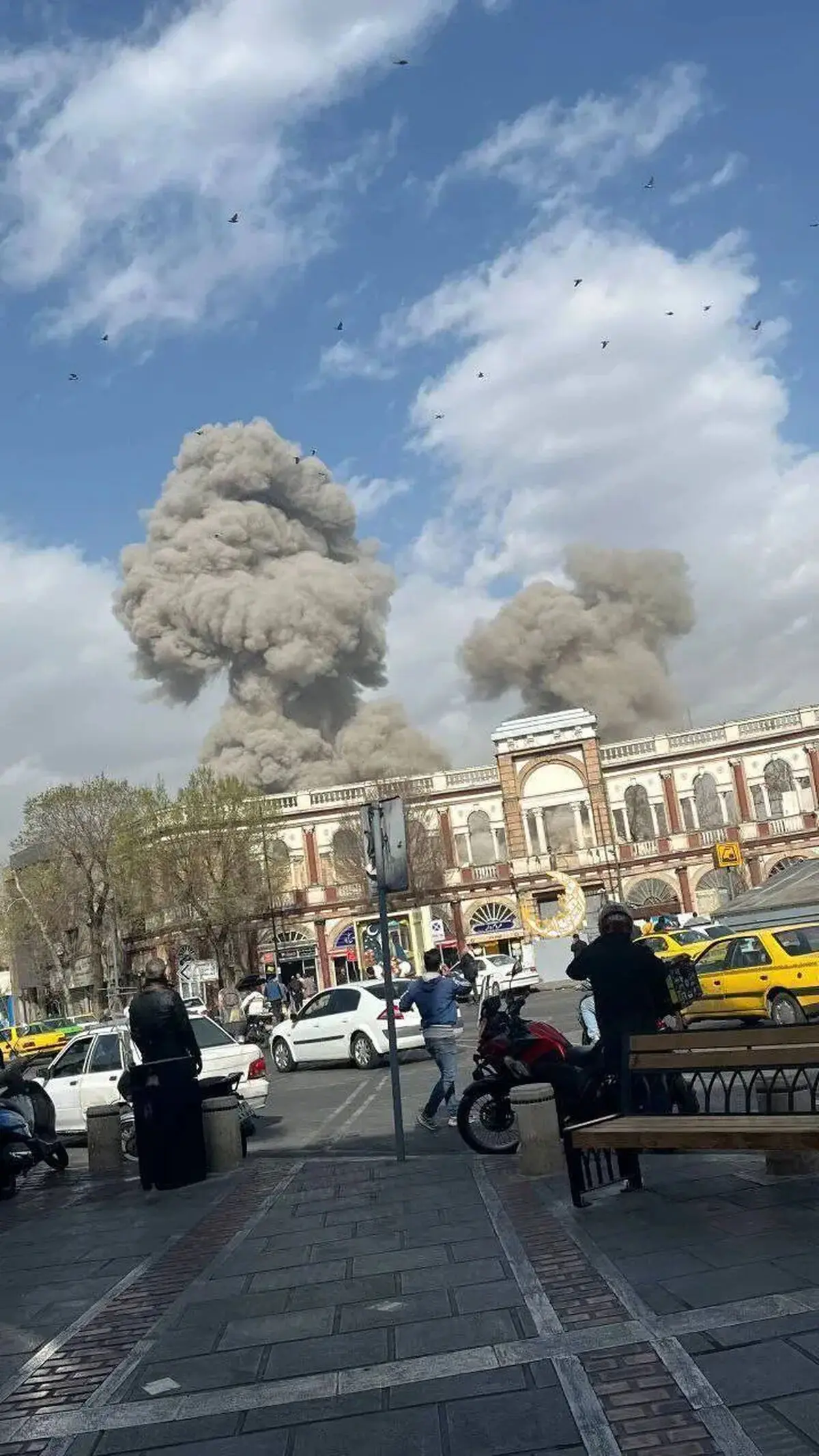 تصاویری از انفجارهای امروز در نقاط مختلف تهران